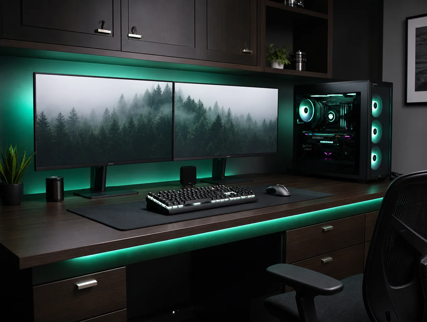 High performance workstation desktop setup